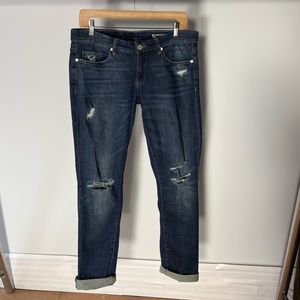 Distressed Tomboy Jeans
